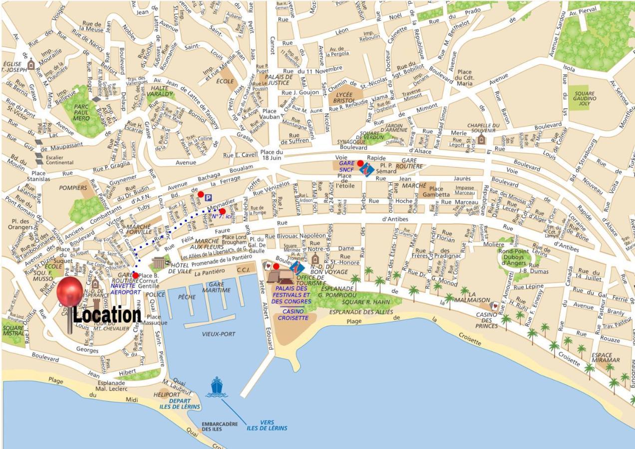 Maisonnette Studio Bas Suquet, Proche Plage Et Palais 칸느 외부 사진